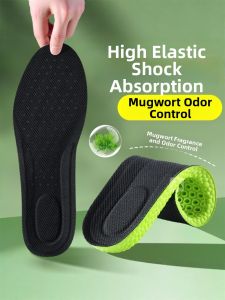 LINGMIAO | High-Elastic Air-Cushion Shock Absorption Comfortable Breathable Anti-Odor Mens Insoles