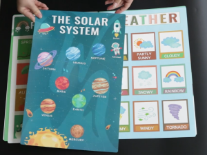 【16pcs】 Chart for kid educational set wall numbers alphabet chart educational chart for baby