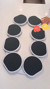 Lazy Rotating Dining Table Tray 8 Plates 360° Rotation Expandable Food Grade Serving Turntable Kitchen Storage Rack Home Restaurant