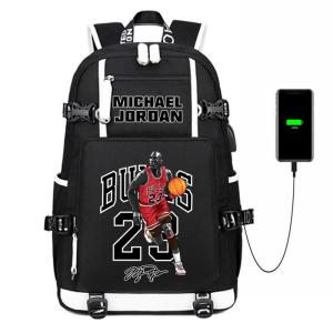 Kobe Black Mamba No.24 Backpack Mens Large Capacity Basketball Double Shoulder Bag for Junior High School Students Trendy Backpack
