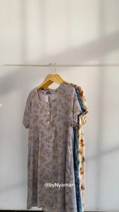 Daster Ruffel / Baju dan pakaian wanita / Baju santai 2025 dan baju tidur 2025/Daster /Homedress /MidiDress /DasterBusui /Dasterpendek