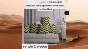 Sarung bantal kursi Ukuran Sarung Bantal Sofa Mewah Resleting