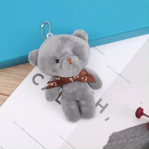 YP Cartoon Bear Plush Teddy Bear Small Pendant Bear Toy Bag Pendant Desktop Decoration