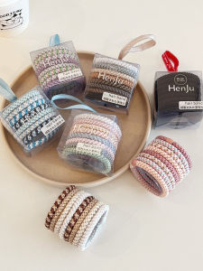 High Elasticity Durable Woven Hair Ties for Women Premium Feel New 2024 Fashionable Korean Style Hair Bands Fresh out