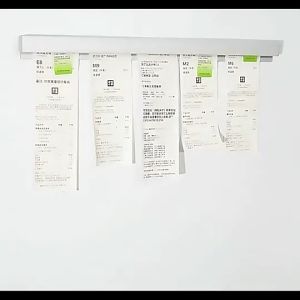 Kitchen Menu Clip Bill Holder Card Dollar Holder for Restaurant Kitchen Bar Made Of Aluminum Alloy Menu Inserted Right Single Fork Small Bills Inserted Ticket Subpoena Documents for Restaurant Cafe Bar