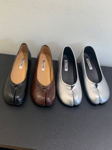 Toes Separated Silver High Heels Womens Shoes