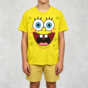 Hot Toys | Men T Shirt Women Tee Boys Girls Top Adults Children Parent Child Quick dry kid Tshirts SpongeBob SquarePants Casual Clothing