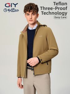 GYgoldlion | Anti-wrinkle Easy Care Mandarin Collar Jacket