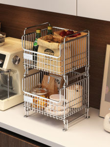 Multipurpose Storage Rack Stainless Steel Multilayer