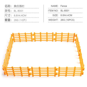 Cross-Border Artificial Farm Scene Fence Suit Model Chicken Farm Horse Farm Poultry Micro Landscape Fence Fence Ornaments