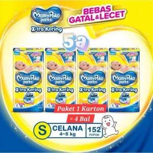Mamypoko Pants Xtra Kering - Grosir 1 Karton (SML)