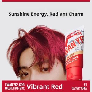 One-time Dyeing Hair Mud for Men Gray and White KWAN YEE GOR