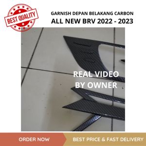 PAKET GARNISH CARBON LIST LAMPU DEPAN BELAKANG MOBIL NEW BRV 2022 2023