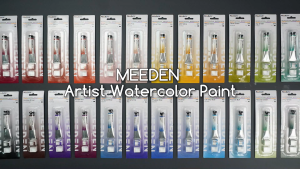 MEEDEN Professional Artist Watercolor Paint: 15ml/0.5oz Water Color Tube Semi-Moist Pigment Half Pan and Empty Matching Half Pan for Artists Pros