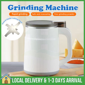 Grinder Blender Kitchen Electric Grinder 500ml Portable 2 blade Strong Power Powder Machine For Beans Nuts Seeds Grain Crushing Food Processor Blender Food Grinder