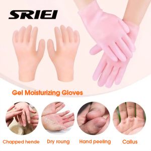 SRIEI 1 Pair Silicone Foot Care Socks Anti Cracking Moisturizing Gel Heel Socks