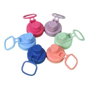 Outdoors Portable Large Handle Direct Drinking Cap Large Mouth Cap Sports Bottle Space Pot Straw