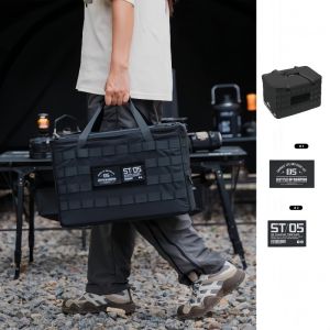 ShineTrip | Folding Camping Table Storage Box Cookware Organizer