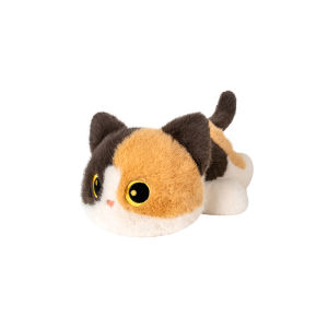 30cm/11.81in Furry Cat Plush Toy Soft Stuffed Animal Kitten Doll Perfect for Halloween Easter Christmas & Birthday Gifts