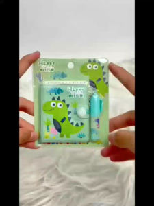 KUKE Buku Diary Kancing Karakter Lucu Memo Pen/NoteBook/Jurnal/Buku Catatan Harian/Perlengkapan Sekolah Kantor Kuliah