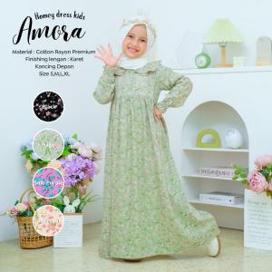 GAMIS ANAK - AMORA KIDS - BAHAN KATUN RAYON PREMIUM- LEMBUT ADEM DAN NYAMAN DIGUNAKAN - BEST SELLER BISA COD