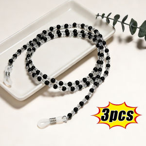 Beaded Eyeglass Chain Women and Mens Eye Glasses Strap Neck Hanger Cord Lanyard String Keeper Holders for Eyewear PS07