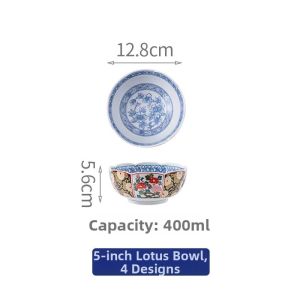 TILAIEN | Vintage Japanese Wave-edge Ceramic Bowls