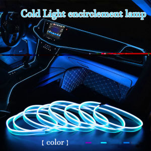LED Light Strips car Atmosphere Light Strip Cold light cable DIY decorative dashboard console