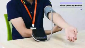 Kingclinic Blood Pressure Monitor Upper Arm Monitors for Home Use BP Machine Sphygmomanometer with 2x120 Reading Memory