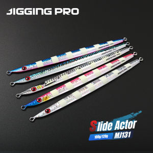 JIGGING PRO Long Casting Fast Sinking Metal Jig 100g 120g Vertical Needle Jigs Sea Jigging Lure Artificial Fishing Lure