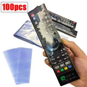 100PCS Transparent Shrink Film Bag Anti-dust Protective Case Cover For TV Air Conditioner Remote Control Shrink Plastic