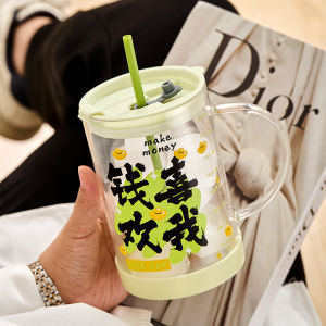 แก้วน้ำแก้วเซรามิกไบโอดีเท็กซ์ความจุขนาดใหญ่สำหรับใช้ในออฟฟิศ แก้วน้ำรับประทานในชีวิตประจำวันสำหรับผู้ใหญ่