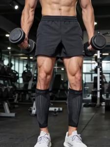 1Pair Footless Calf Compression Sleeves Men Women Calf Support Compression Socks for Varicose Veins Pregnancy NursingRunning