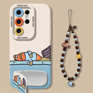 NAZHIMING | Universal S-Series Phone Case Silicone Full Cover With Mirror Bracket & Strap