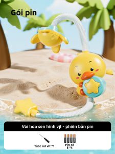 Voutdo.ing | Vòi Phun Điện Hình Vịt Cho Bé Tắm