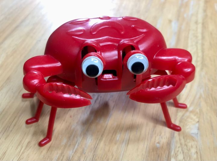 HONG KONG CRAZY CRABS 🦀 ของเล่นปู ไขลาน 1970 Vintage Toy WIND-UP ...