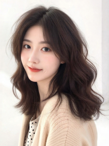 REAL ME | Natural Wavy Full Wig Female Real Human Hair