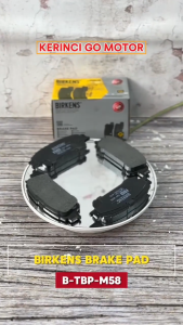 Birkens TBP-M58 Kampas Rem Belakang Brake Pad Voxy 2014-On