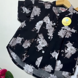 Atasan Kemeja Rayon / Blouse Rayon Anak Perempuan / Usia 1-4 Tahun