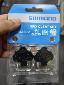 Shimano SPD Cleat Set SM-SH51 for SPD Pedals - Black - Sports & Outdoors Cycling Pedals