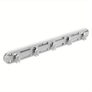5-head Hook Punch-Free Slot Slide Hook Retractable Storage Rack Cabinet Push-Pull Adhesive Hook Kitchen Storage Organizer