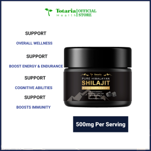 Totaria Pure Himalayan Shilajit Resin – High Altitude Mineral Resin Supports Energy Strength & Wellness