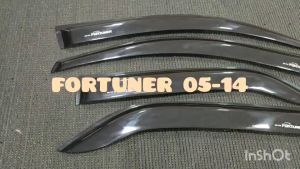 กันสาดประตู คิ้วกันสาด คิ้ว คิัวกันสาด ดำทึบ โตโยต้า ฟอร์จูนเนอร์ Toyota Fortuner 2005 2006 2007 2008 2009 2010 2011 2012 2013 2014 ใส่ร่วมกันได้ ABS