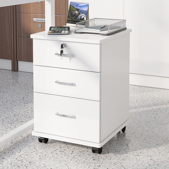 Dozzby Office Wooden Underdesk file side with lock