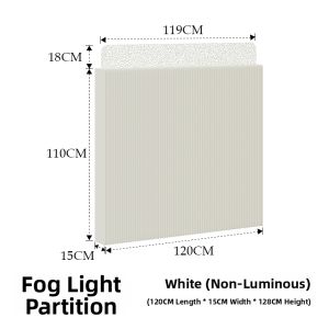 SHIBAZHI | Accordion Paper Foggy Screen Portable Simple Commercial Use