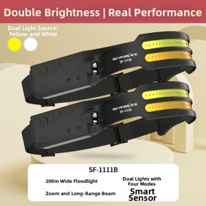 SKY FIRE | Super Bright Rechargeable Outdoor Fishing Headlamp