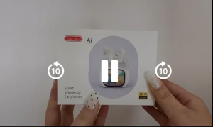 หูฟังบลูทูธ JM19 AI Smart Translation หน้าจอ LCD สี ระบบตัดเสียงรบกวน ANC ใช้พลังงานต่ำ ENC หูฟังออกกำลังกายไร้สายขนาด 5.4 นิ้ว