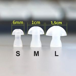 2 Cái/cặp Nút Tai Silicon Đệm Cho Máy Trợ Thính Tai Nghe Dạng Nhét Tai Bao Tai Nghe Bao Bảo Vệ Tai Nghe