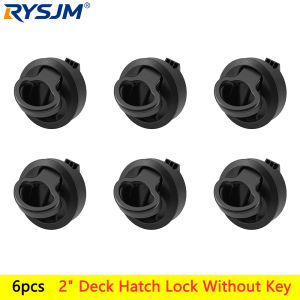 RYSJM | Marine Accessories Deck Hatch Lock Lift Ring Flush Pull Slam Latch Locking Locker Universal For RV Yacht Marine Boat Hatch Latch