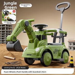 YIHECHUYAO | Remote Control Sit-in Electric Excavator Toy